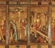 unknow artist The Medieval retable oil